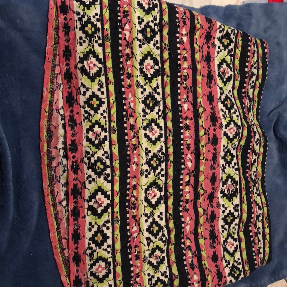 Multi colored skirt